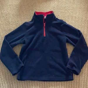 French toast fleece quarter zip navy 8 school